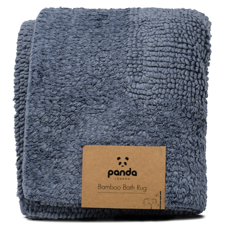 Panda London Bamboo Bath Rug in Ink color product image