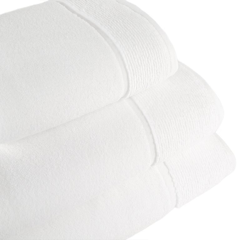 Panda London Bamboo Towel Pure White Texture