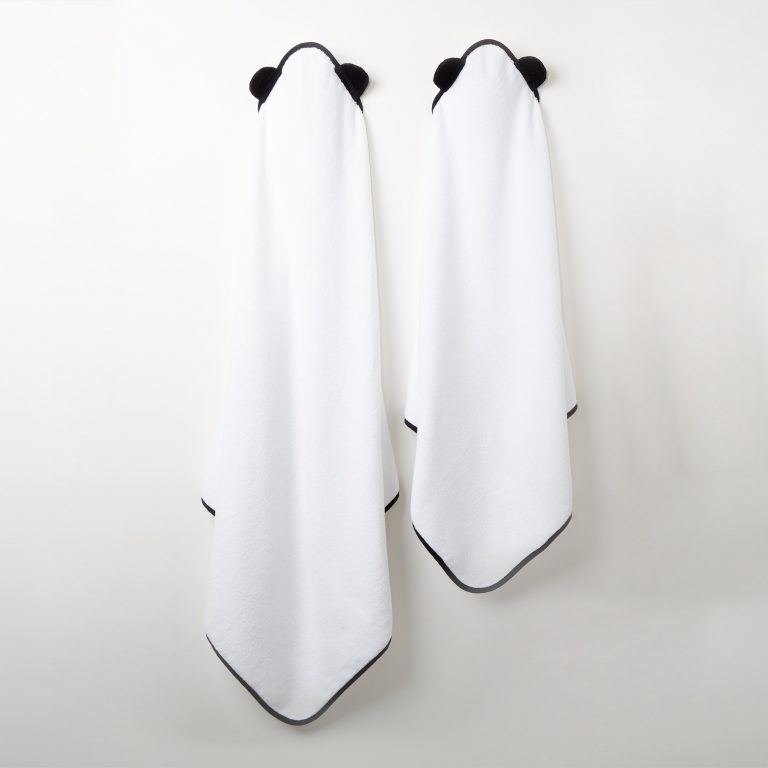 Panda London Kids Bamboo Hooded Towels on Wall Website Listing