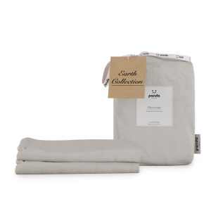 Bamboo and French Linen Pillowcase | Coconut White | Standard Size